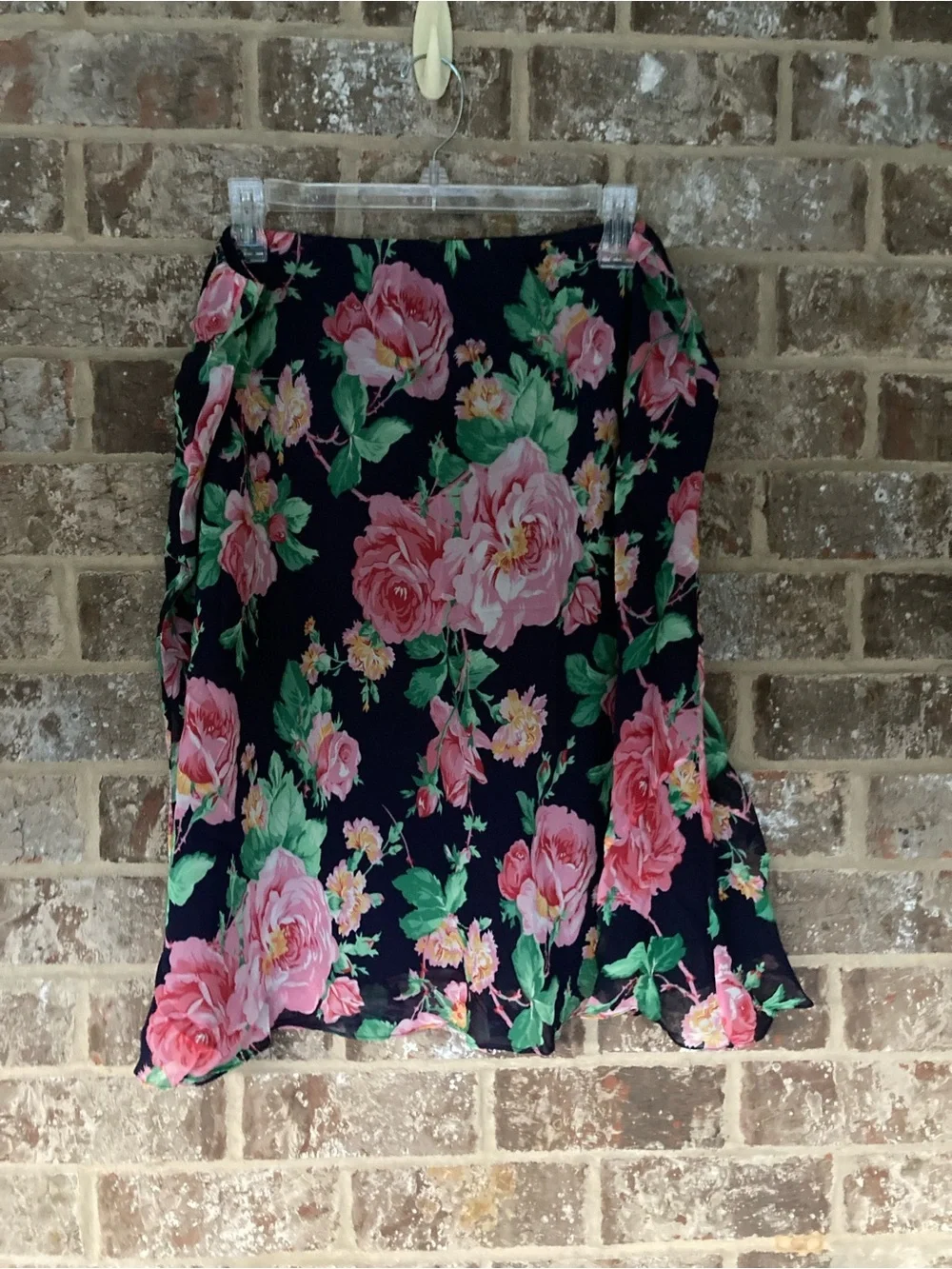 Ralph Lauren floral silk skirt Barbados New With Tags Size 14W